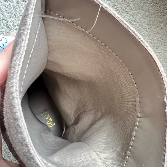 Pink Lily Taupe Heeled Boots - Picture 6 of 6